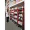 Effizient 23 in Retail Cart, 2 swivel casters w/brake, 2 swivel casters. 5 shelves, 10 dividers, 10 separators EF23RC2SWGEN - alternate 2